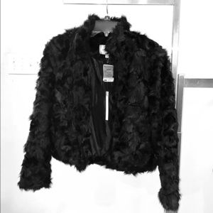 Black Faux Fur Jacket